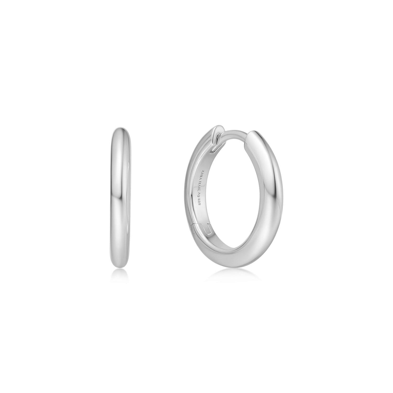  Voque Maven - Oorringen - Zilver / Gerodineerd - 1cm